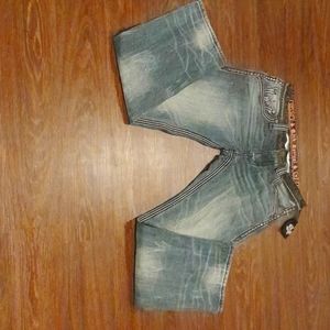 Mens rock revival jeans 36 straight